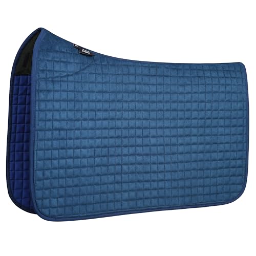 All Purpose Square Quilted Western Saddle Pad (Turquoise)