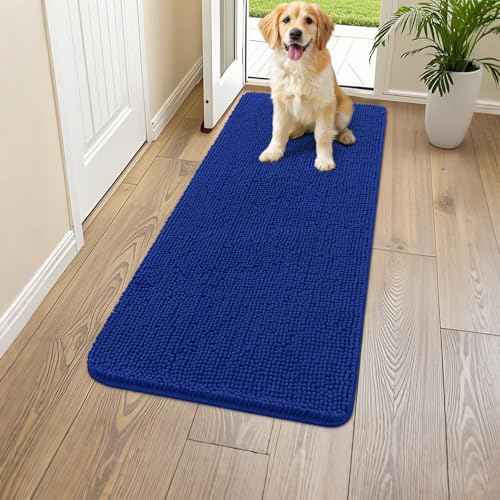 Dog Door Mat for Muddy Paws 47x24 (Royal Blue / 47"X24")