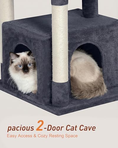 23.6" Cat Tree for Large Cat (Dark Gray)