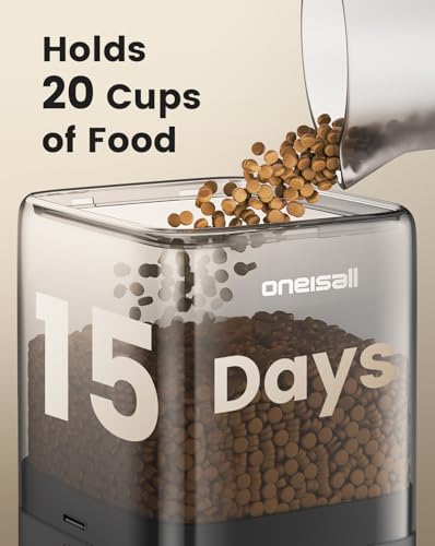 Automatic Cat Feeder for 2 Cats Pets
