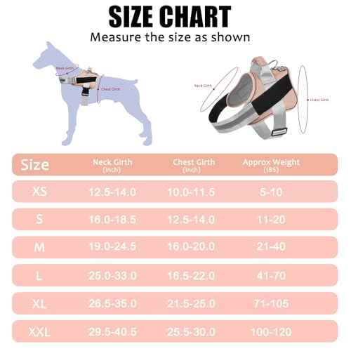 Dog Harness No (X-Large (Pack of 1) / RosePink)