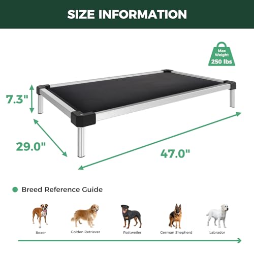 TitanNest Padded Chew (Black / Large Dog (47.0"L x 29.0"W x 7.3"H))
