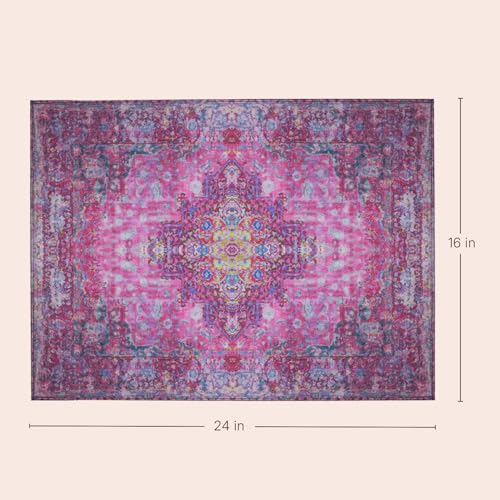 Lovewag Reusable Washable Dog Pee Pads (Mystic Fuchsia / 16x24 inches (Pack of 2))