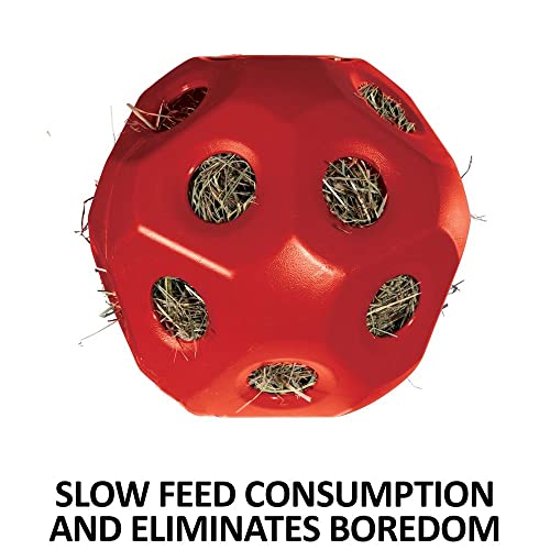Slow Feed Hay Ball Feeder for Horses (Blue)