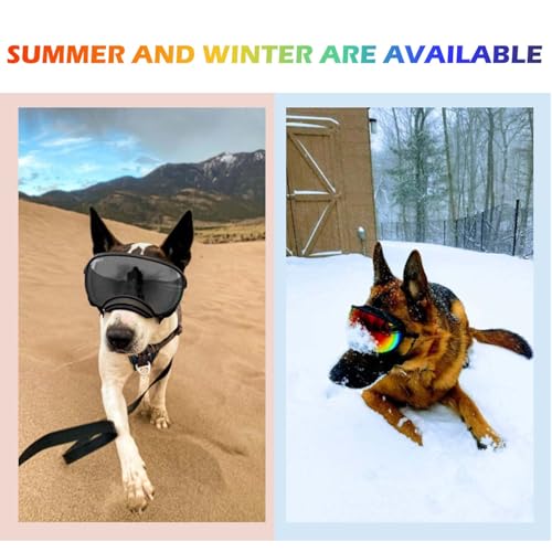 Medium Dog Sunglasses with Adjustable Strap UV Protection