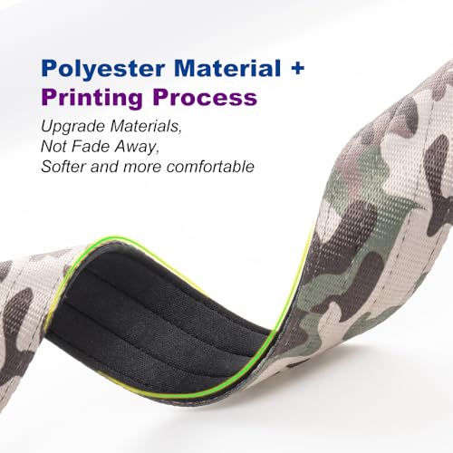 Tactical Dog Collar (Camo Pink - Handle Style / M: Neck 14.5" to 18")