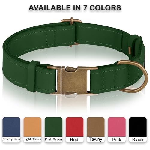 AirTag Dog Collar (Dark Green / S, 12"-15" Neck Fit)