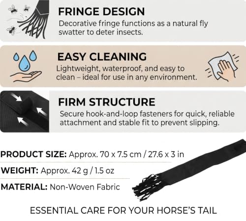 Black Horse Tail Bag (Black)