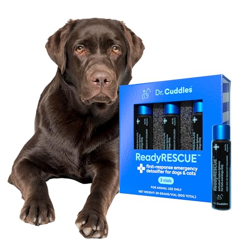 Activated Charcoal for Dogs and Cats Clinically Studied 3Pack (3 Vials (61-90lbs))