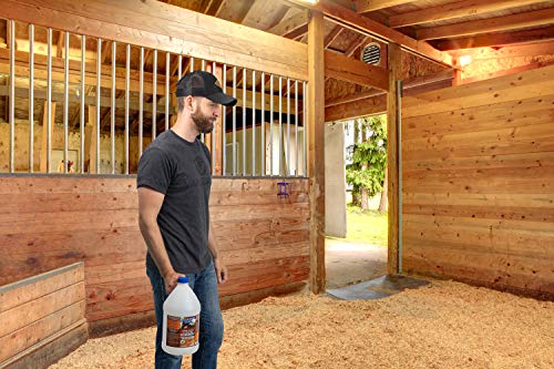 Barn, Stall, or Horse Trailer Deodorizer, Natural-Based Cleaning Spray (128oz) (128oz)