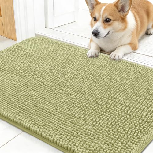 Dog Door Mat for Muddy Paws 24x16 (Vanilla / 24" X 16")