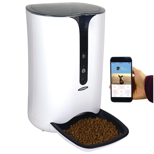 Lentek Smart Pet Feeder with 720p HD Camera & 2