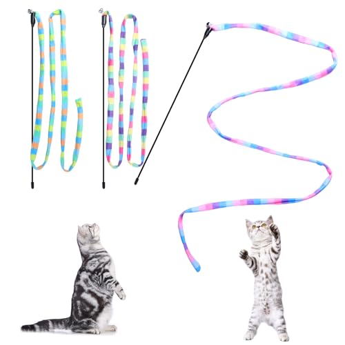 Cat Wand Toys Interactive Kitten Toys (3 PCS)