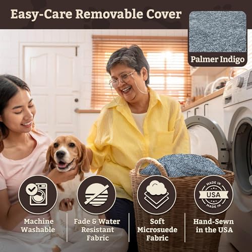 Dog Car Seat for Dogs up to 18lbs (Palmer Indigo / Small)