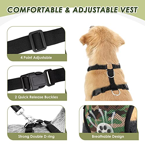 Dog Car Harness Seat Belt (Medium / ·Camouflage)