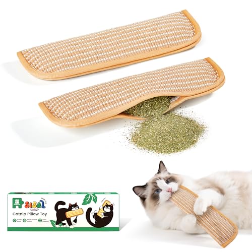 Cat Toys Pack of 2 with 6000mg A+ Organic Catnip