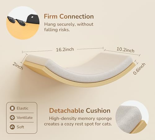 Cat Window Perches (Combo A (1 Foam-Mat Bed, 2 Steps) / Normal)