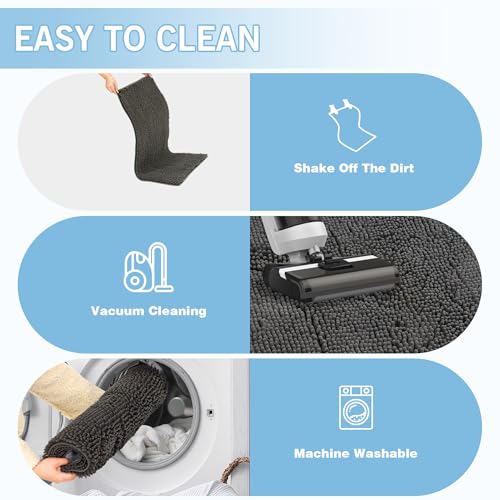 Dirt Trapping Door Mat (72"L x 48"W x 1.0"Th / Grey)