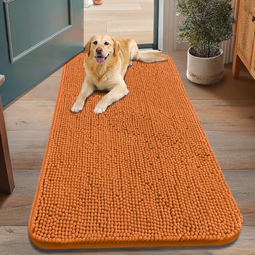 Dog Door Mat for Muddy Paws 48x30 (Clay / 48"X30")