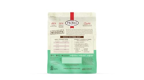 Primal Freeze Dried Raw Dog Food Nuggets (30 Ounce (Pack of 1))