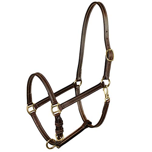 Fremont Soft Synthetic Leather Horse Halter (Brown / Shetland)