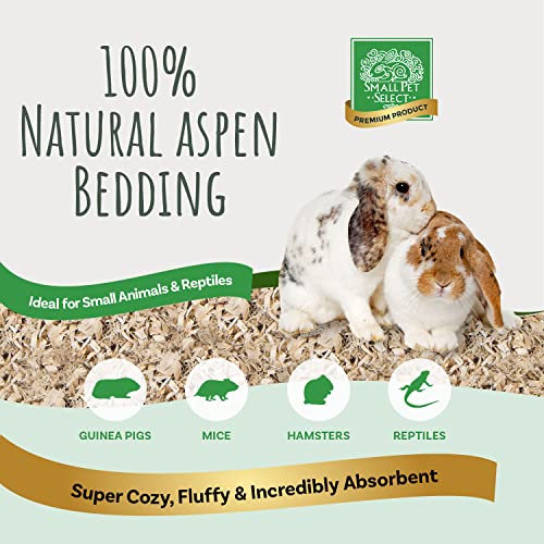 Premium Natural Aspen Bedding (282 L (2 Pack of 141 L))