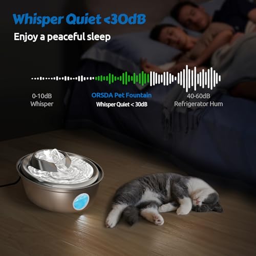 Cat Water Fountain Stainless Steel