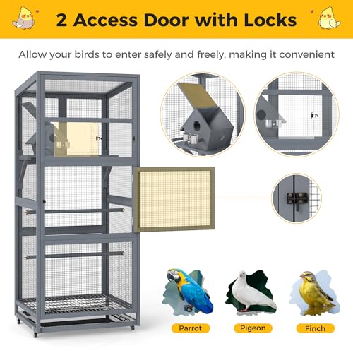 68" H Outdoor Bird Aviary