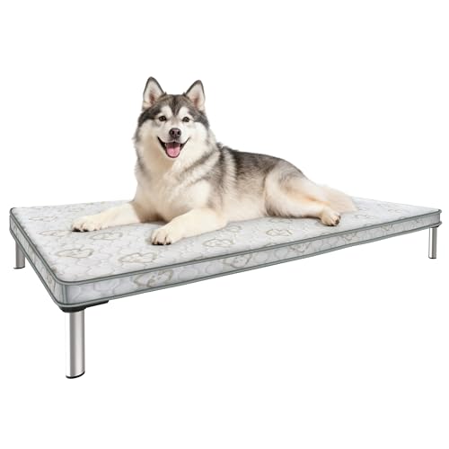 TitanNest Padded Chew (Gray / Medium Dog (41.0"L x 27.0"W x 5.0"H) + Cover)