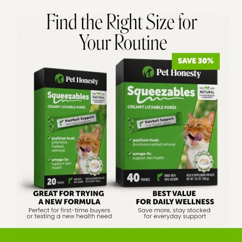 Vet Backed Hairball Remedy Lickable Puree (20-Day Supply)