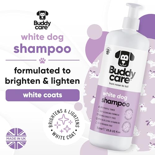 White Dog Shampoo by Buddycare (33.8oz)