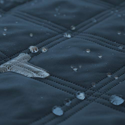 Waterproof Dog Bed Cover Pet Blanket with Anti (30x53 Inch (Pack of 1) / Navyblue)