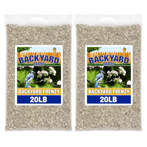 Backyard Seeds 40LB Backyard Frenzy Wild Bird Seed Blend (Backyard Frenzy / 40 Pound (Pack of 1))