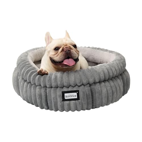 Cat Bed Kitten Bed (24.0"L x 24.0"W x 9"Th / Grey)