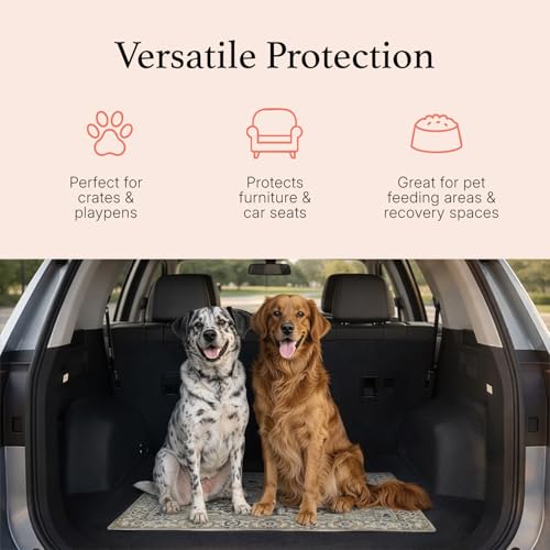 Lovewag Reusable Washable Dog Pee Pads (Marmalade Sunshine / 28x41 inches (Pack of 2))