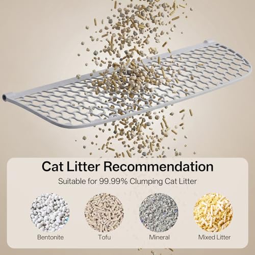 XXXL Self Cleaning Litter Box (White-C41)