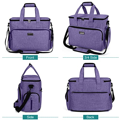 Dog Travel Bag (Purple / Large)