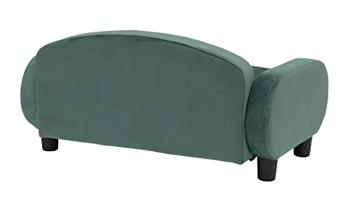Cat Sofa Bed Pet Couch for Indoor Cats Elevated Cat Beds with Removable Washable Mattress Cover for Kitten (Pet Sofa / Teal)