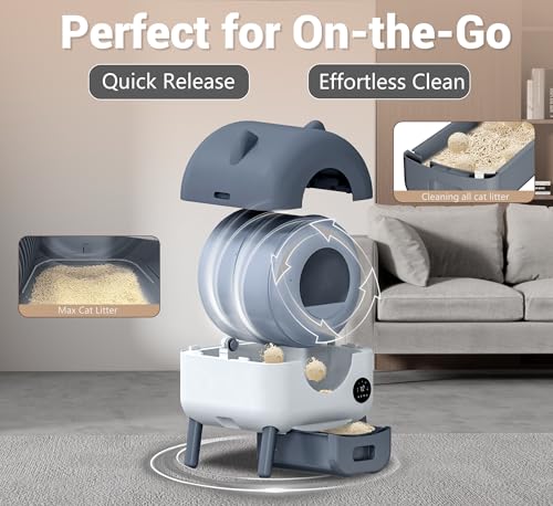 Automatic Self Cleaning Litter Box (dark gray)