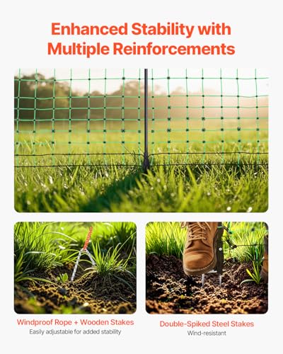 Electric Fence Netting (50in x 164ft / Livestock)