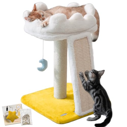 Cat Tree Cloud Cat Tower with Soft Bed (22" with Scratching Pad)
