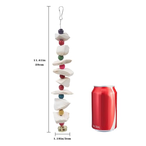 2 Pack Bird Toys with Cuttlebone (Small)