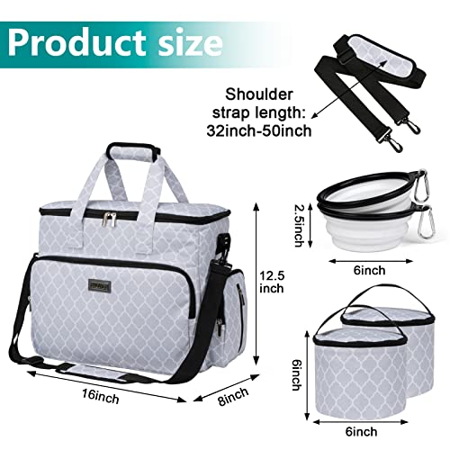 Dog Travel Bag (DLwhite / Large)