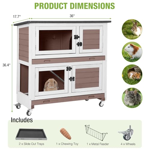 Rabbit Hutch Indoor with Chew