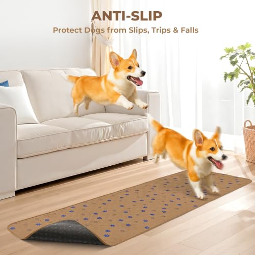 Washable Dog Pee Pads (Brown / 24*96 Inch (Pack of 1))