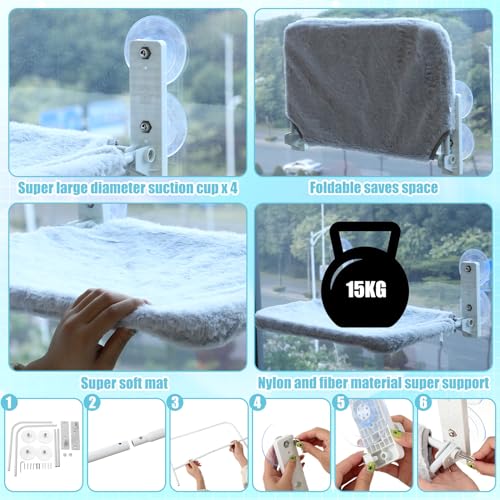 40 Pcs Kitten Starter Kit for Indoor Cats Include Litter Box