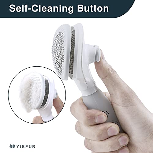 Cat Brush for Shedding (White)
