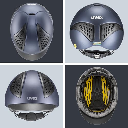 Exxential III MIPS Riding Helmet (Navy Mat / M-L (57–59 cm / 22.4–23.2 in))