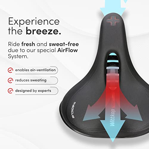 Bike Seat Waterproof Bicycle Saddle for Comfort (City)