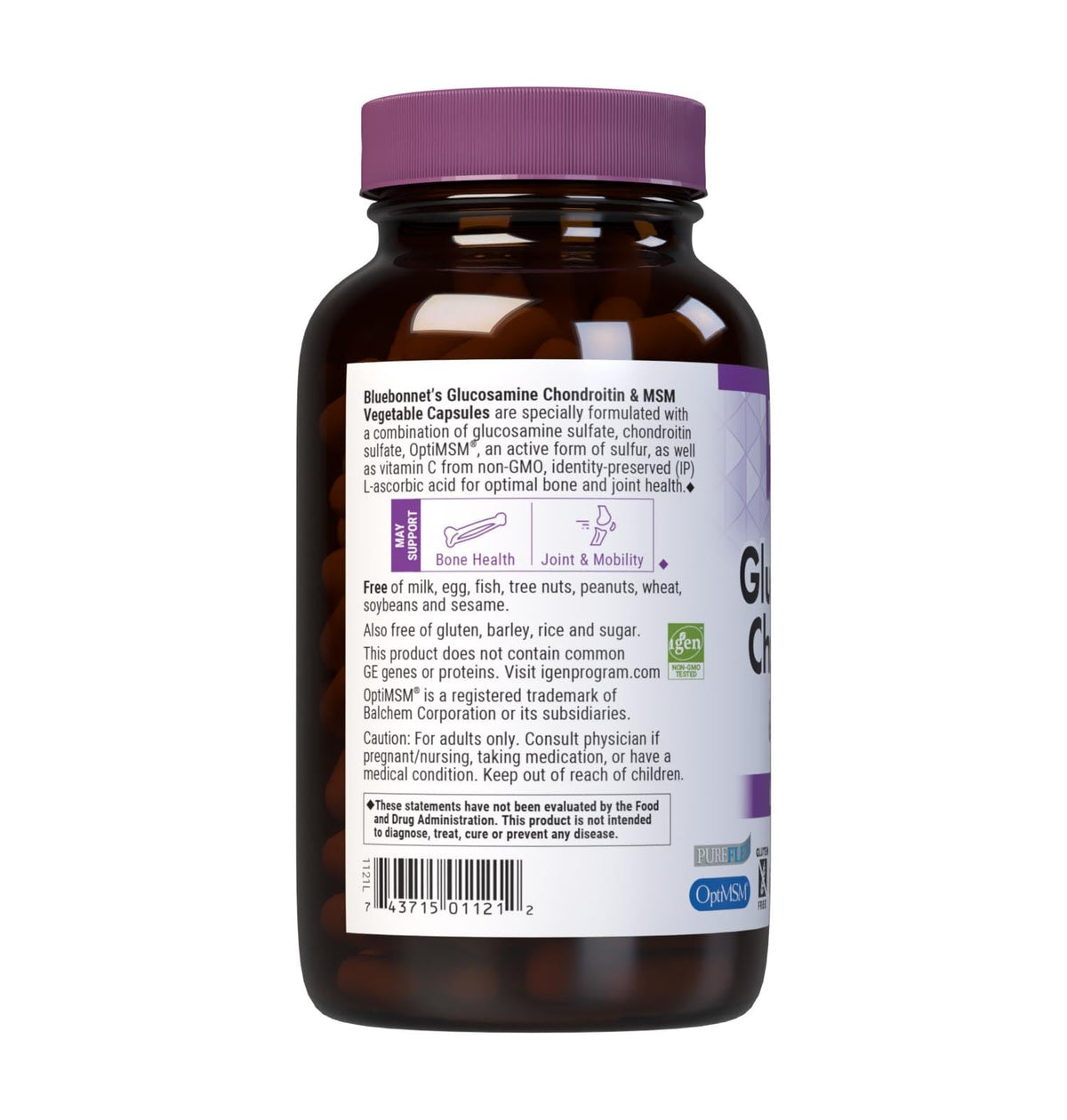 Nutrition Glucosamine Chondroitin Plus MSM (180 Count (Pack of 1))